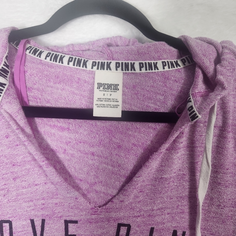Love Pink By Victoria's Secret Hoodie Sweatshirt, size Small - Picture 4 of 9